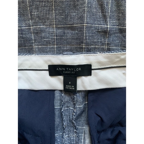 Ann Taylor Curvy Fit Women’s Size 8 Linen Blend Slacks - Picture 4 of 4